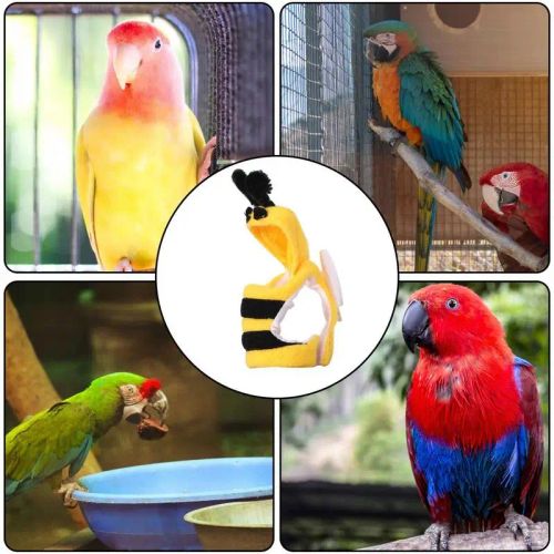 Bee Costume Bird Clothes for Parrots & Small Pets - Soft & Comfortable Suit