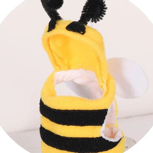 Bee Costume Bird Clothes for Parrots & Small Pets - Soft & Comfortable Suit