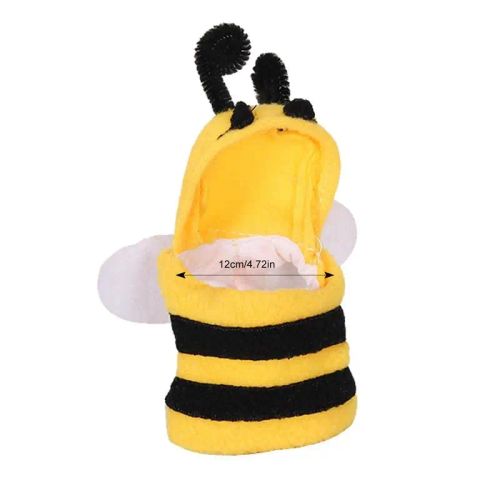 Bee Costume Bird Clothes for Parrots & Small Pets - Soft & Comfortable Suit