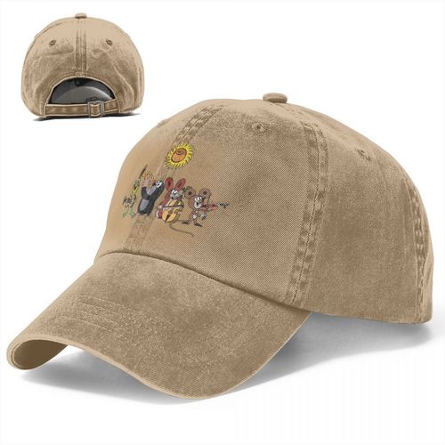 Little Mole Multicolour Cap - Sun Protection Adjustable Baseball Hat