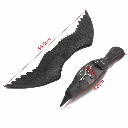 Lifelike 3D Flying Falcon Bird Decoy for Garden Pest Control Decoration