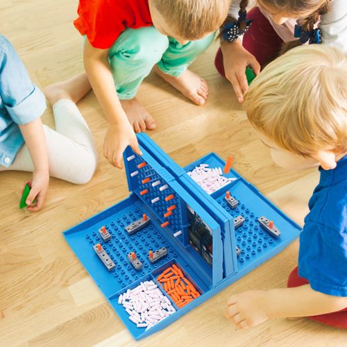 Sea Battle Game - Durable Indoor Strategy Board Game for Family Fun