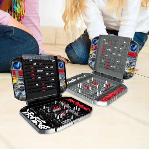 Sea Battle Game - Durable Indoor Strategy Board Game for Family Fun