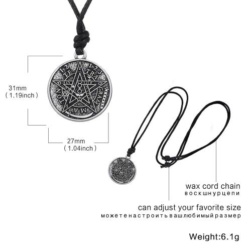 Skyrim Vintage Tetragrammaton Pendant Necklace - Unique Fashion Accessory