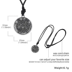 Skyrim Vintage Tetragrammaton Pendant Necklace - Unique Fashion Accessory