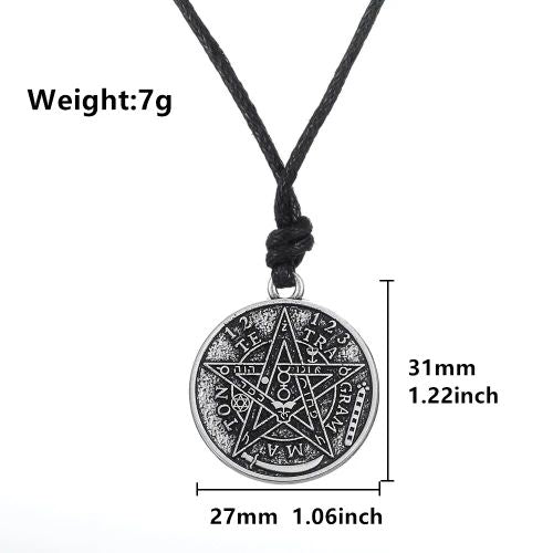 Skyrim Vintage Tetragrammaton Pendant Necklace - Unique Fashion Accessory