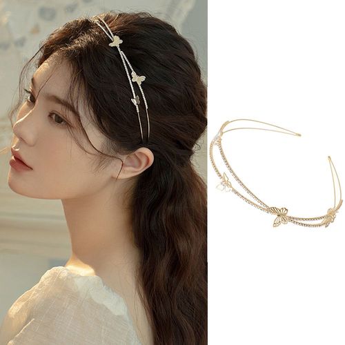 Haimeikang Elegant Rhinestone Headband - Chic Hair Accessories - CB3272-B