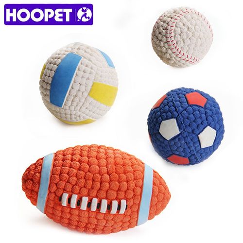 Hoopet Fun Balls - Eco-Friendly Latex Pet Toys for Dogs