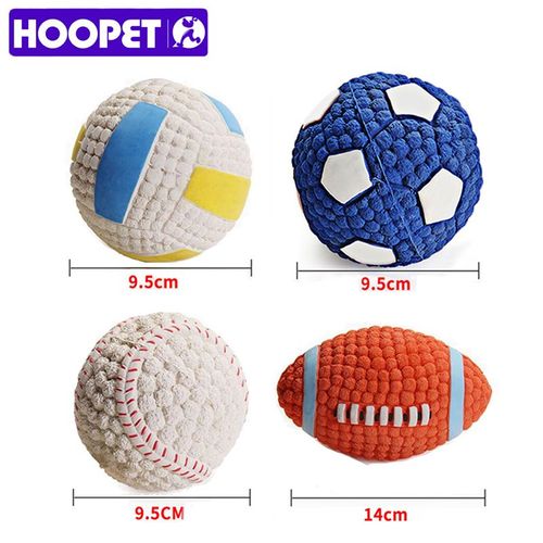 Hoopet Fun Balls - Eco-Friendly Latex Pet Toys for Dogs
