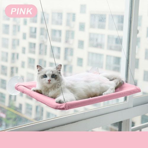 Cat Hammock Window Hanger - Detachable & Washable Pet Bed for Cats