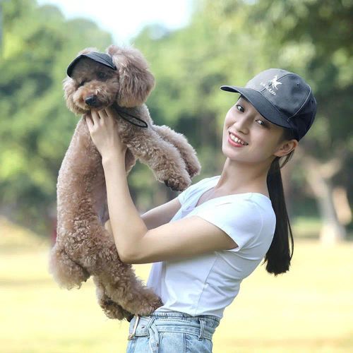 Durable Breathable Pet Baseball Hat - Adjustable Outdoor Protection