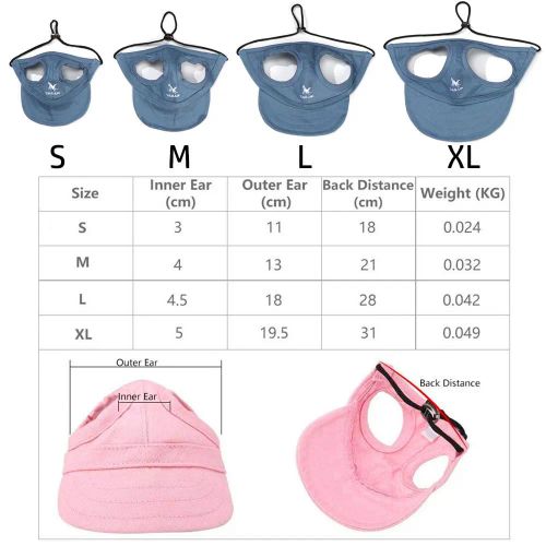 Durable Breathable Pet Baseball Hat - Adjustable Outdoor Protection