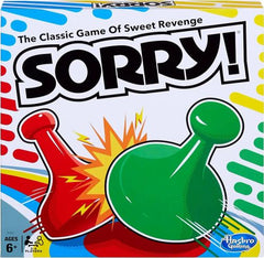Sorry! Game - Slide Collide & Score Fun for Kids - Classic Board Game - Light Grey