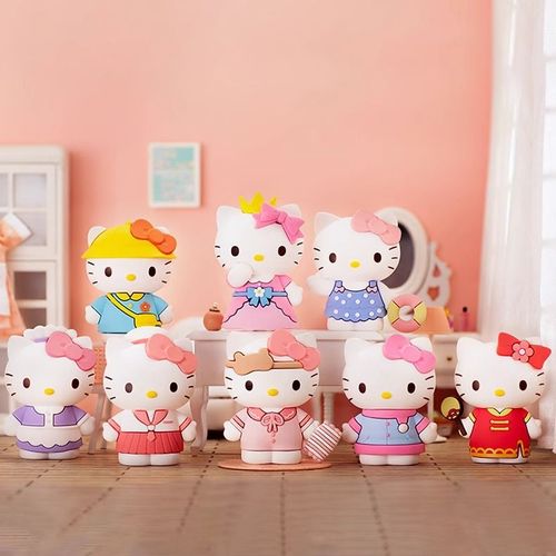 LANGBOWANG Hello Kitty Action Figure - Fun Desktop Decoration Toy