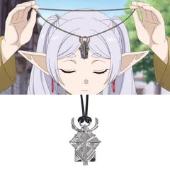 SONGCHANGJEWELRY Frieren Pendant Necklace - Trendy Anime Decoration - N01070