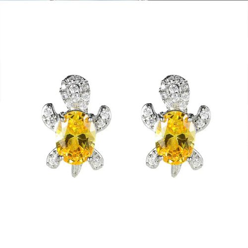 Trendy Turtle Necklace Set - Fashionable Alloy Earrings & Necklace Set