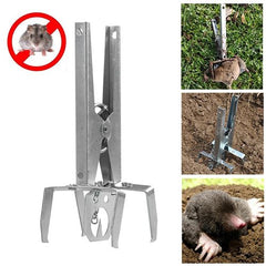 APWIKOGER Durable Galvanised Steel Mole Trap for Effective Pest Control
