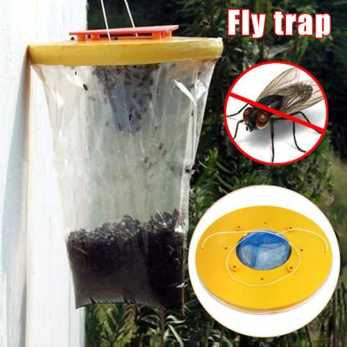 Effective Eco-Friendly Fly Trap for Outdoor Pest Control - Disposable Bug Catcher