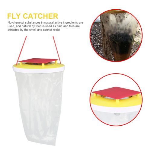 Effective Eco-Friendly Fly Trap for Outdoor Pest Control - Disposable Bug Catcher