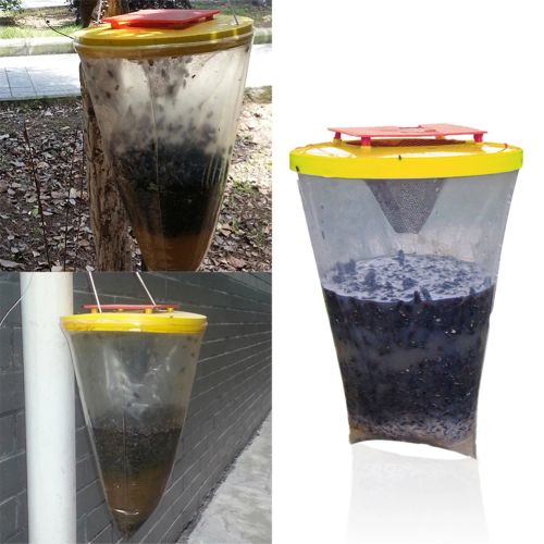Effective Eco-Friendly Fly Trap for Outdoor Pest Control - Disposable Bug Catcher