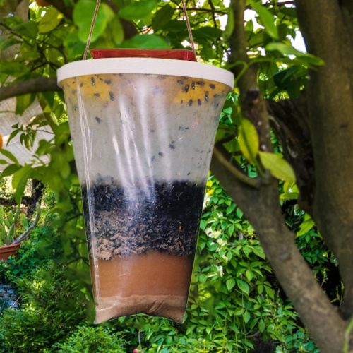 Effective Eco-Friendly Fly Trap for Outdoor Pest Control - Disposable Bug Catcher