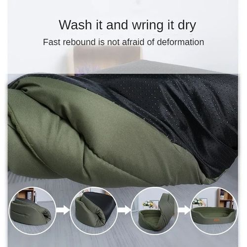 Premium Fluffy Pet Bed for Large Dogs - Breathable Comfort & Support