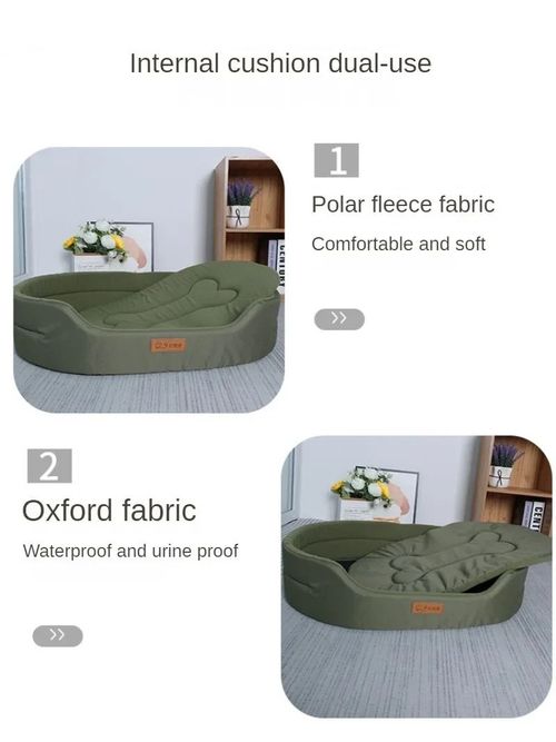 Premium Fluffy Pet Bed for Large Dogs - Breathable Comfort & Support