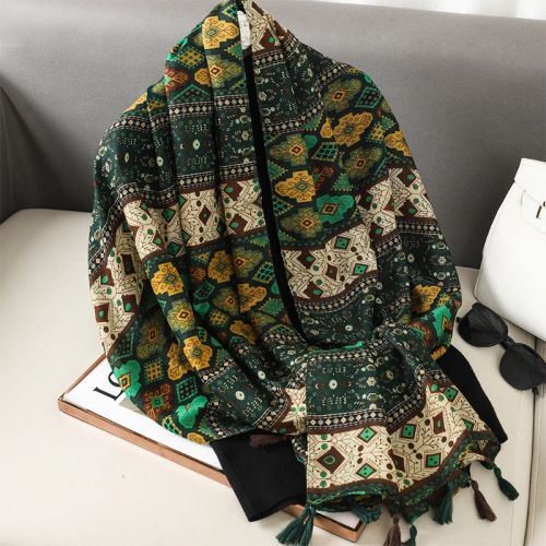 RUNMEIFA Fashionable Leopard Print Scarf - Stylish Decoration - 180x90cm