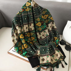 RUNMEIFA Fashionable Leopard Print Scarf - Stylish Decoration - 180x90cm
