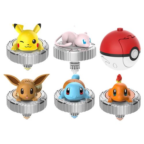 LDCX Genuine Pokemon Battle Gyro - Colourful Action Figure Toy