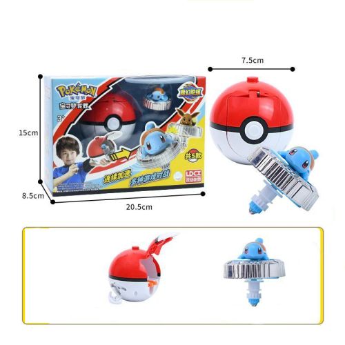LDCX Genuine Pokemon Battle Gyro - Colourful Action Figure Toy