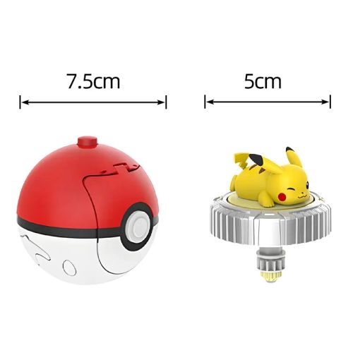LDCX Genuine Pokemon Battle Gyro - Colourful Action Figure Toy