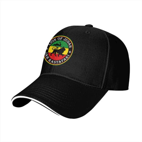 Rasta Lion of Judah Snapback Cap - Adjustable Cotton Baseball Hat