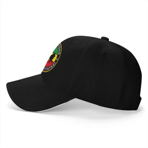 Rasta Lion of Judah Snapback Cap - Adjustable Cotton Baseball Hat