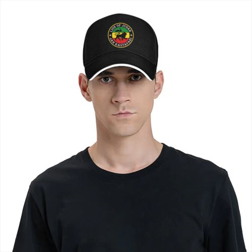 Rasta Lion of Judah Snapback Cap - Adjustable Cotton Baseball Hat