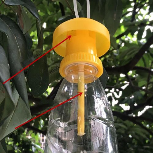 Yellow Plastic Bottle Caps for Pest Control - Versatile Protection Solution