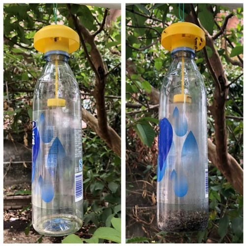 Yellow Plastic Bottle Caps for Pest Control - Versatile Protection Solution
