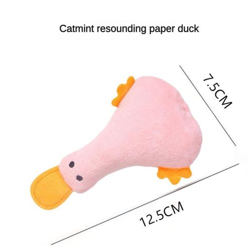 Gumay Plush Catnip Duck Toy - Interactive Fun for Cats - Soft Plush Toy