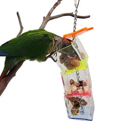 Fashionable Bird Toy for Parrots - Enhances Flexibility and Fun - WHITE
