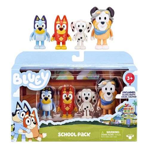Bluey Action Figure Toy Set - PVC Collectibles for Kids’ Playtime