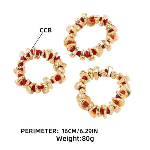 FFLACELL Irregular Acrylic Stone Necklace - Trendy Statement Jewelry