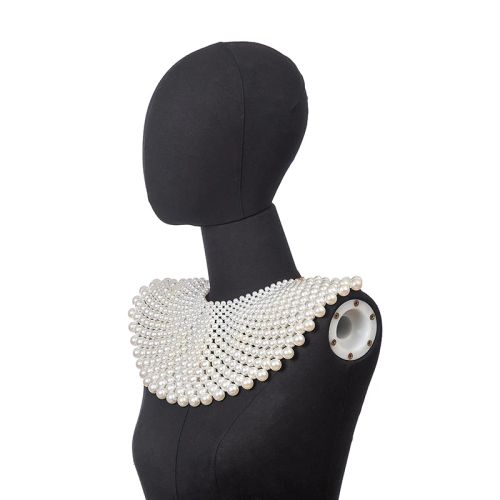 Elegant Handmade Pearl Choker Necklace for Weddings & Parties