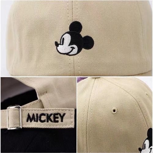 MINISO Mickey Cartoon Cotton Cap - Adjustable Sun Protection Baseball Hat