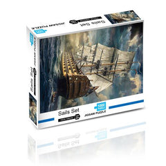 SONGYI 1000pcs Durable Jigsaw Puzzles - Fun Family Educational Games - Sails Set
