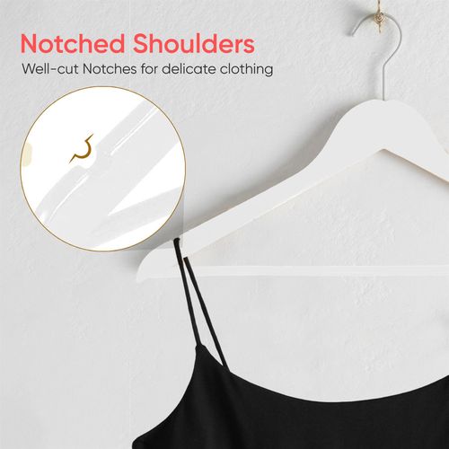 20 Pack Wooden Hangers