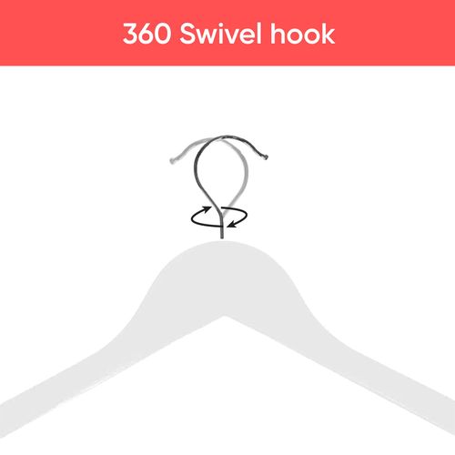 20 Pack Wooden Hangers