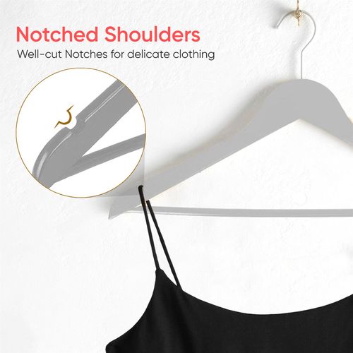 20 Pack Wooden Hangers