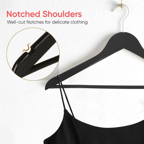 20 Pack Wooden Hangers