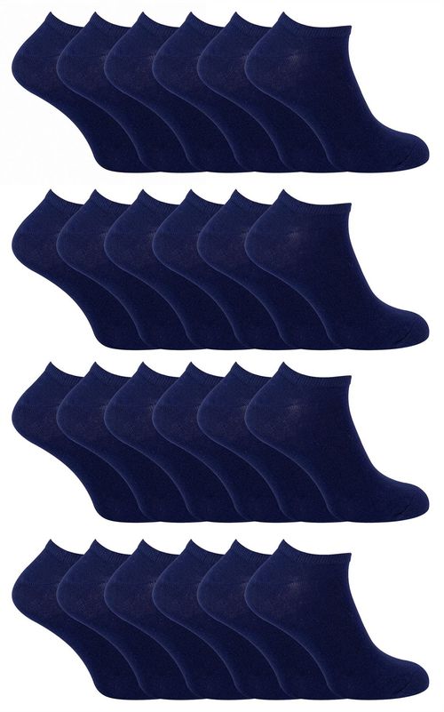 Cihat 24 Pack Children’s Cotton Trainer Socks