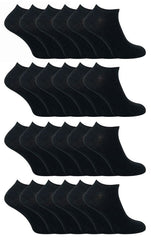 Cihat 24 Pack Children’s Cotton Trainer Socks